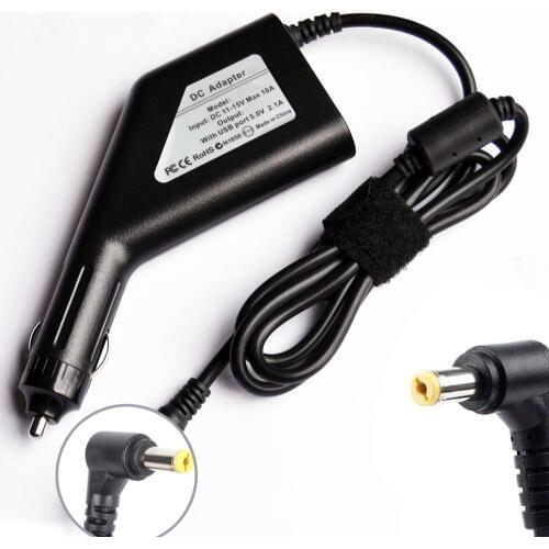 19V 2.1A 40W Laptop Car Charger Adapter for Acer Aspire One D150 D250 D255 D255E D257 D260 D270 D271 V5 V3 R3