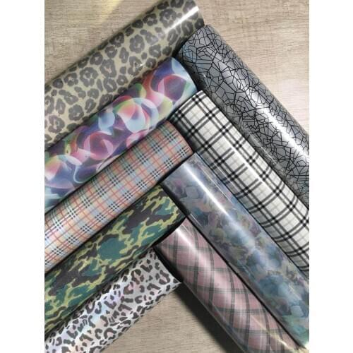 Free shipping 1 sheet 25cmx100cm 10"x40" colorful reflective heat transfer vinyl press t-shirt HTV film cutting plotter