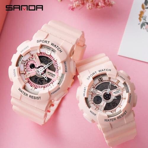 2020 SANDA Military Mens Watch Top Brand Luxury Waterproof Sport Wristwatch Fashion Quartz Clock Couple Watch relogio masculino