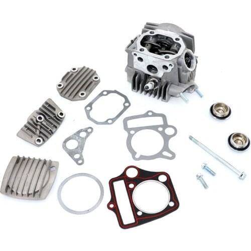 52mm Cylinder Head Kit for 110cc Engine Taotao Roketa Sunl ATV Dirt Bike Complete Cylinder Head Motorcycle Cylinder Head