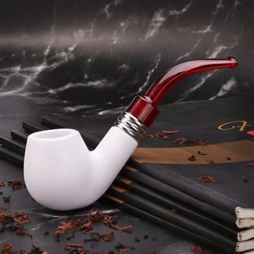 Sepiolite meerschaum tobacco pipe resin pipe Filter pipe smoking tool can unpick and wash