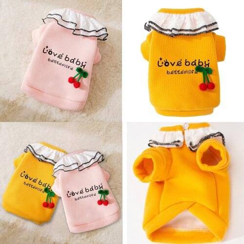 Cute Cat Dog Hoodies Winter Pet Coat Small Dog Clothes Chihuahua Yorkshire Pomeranian Clothing Shih Tzu Poodle Schnauzer Costume