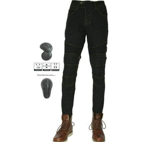 Free shipping motorcycle classical high quality riding pants motorbike knight daily cycling jeans protective gears free trousers