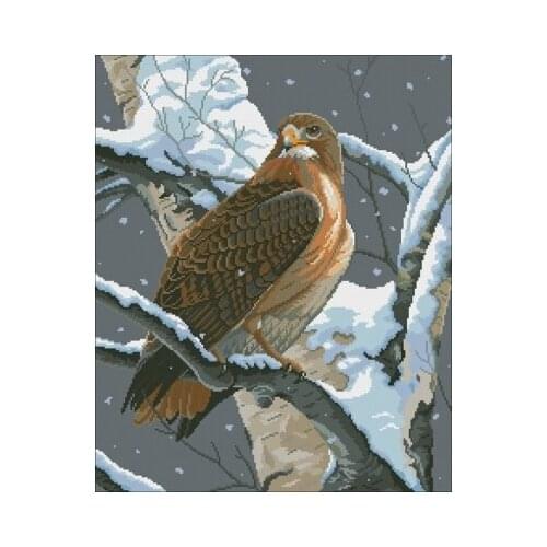 Nitex 0201 Falcon Needlework,For Embroidery,DIY 14CT Unprinted Arts Cross stitch kits Set Cross-Stitching Home Decor