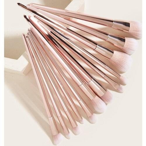 12pcs Eye Makeup Brush Set Artificial Fiber Eye Shadow Foundation Powder Eyelash Make Up Brush Cosmetic Beauty Tool Kit