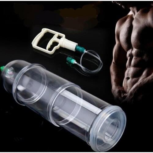 Handheld Magic Big Man Vacuum Cupping Set Enlargement Bigger Health Therapy Suction Pump Cellulite Massage