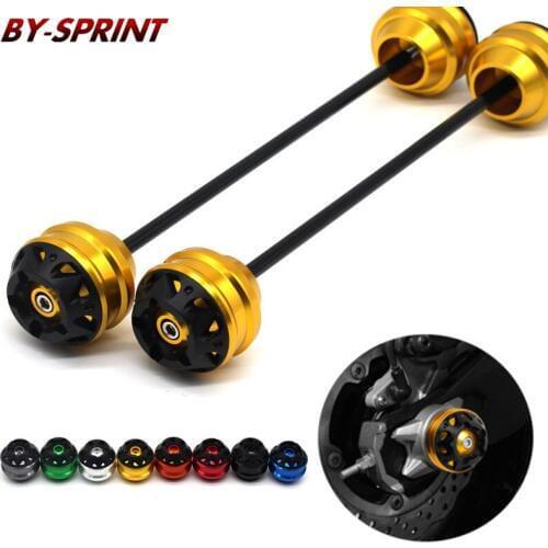 AK550 Falling Protection Pad Motorcycle CNC Front Rear Axle Fork Wheel Crash Sliders Protector Cap For KYMCO AK 550 ak550 17-19