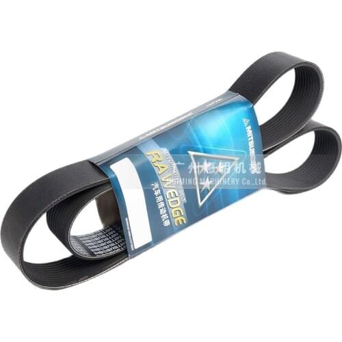 For Excavator fan belt Japan Samsung 10PK1405 Volvo Carter Komatsu Hitachi Kobelco Daewoo Doosan