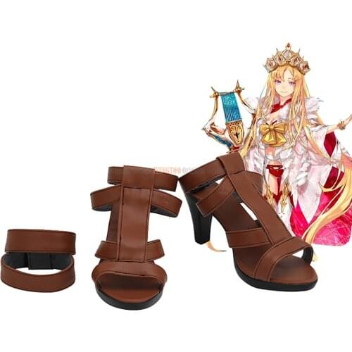 FGO Europa Sandals Cosplay Fate Grand Order Europa Cosplay Shoes High Heel Sandals Custom Made