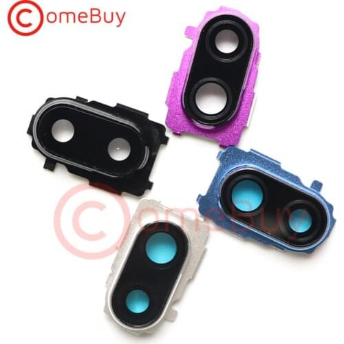 For Xiaomi Redmi Note 7 Camera Lens Glass+Rear Camera Frame Holder For Redmi Note 7 Pro Back Camera Lens Glass Note7 Replacement