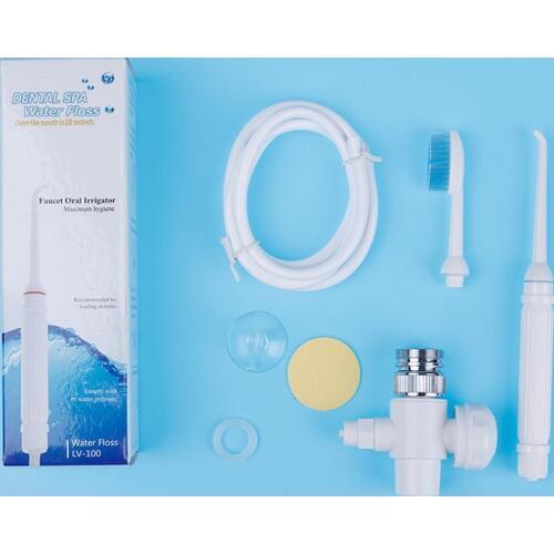 Water Jet Dental Irrigator Flosser Tooth Cleaner Faucet Water Jet Toothbrush Flosser Dental Implements Oral Care