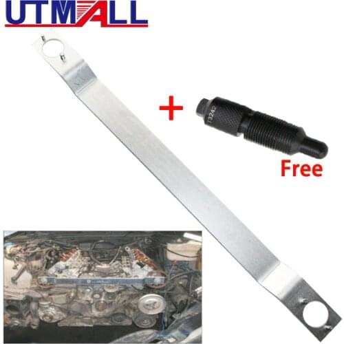 T40005 Camshaft Alignment Timing Locking Holder Pin Tool for VW/Audi A6 A8 V8 With Free T3242 Locking Pin