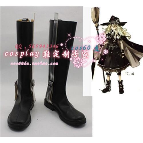 Touhou Project Marisa Cosplay Shoes Boots S008