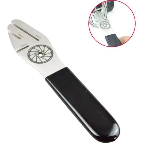 Bicycle Brake Rotors Repair Tool Bike Brake Disc Adjustment Correction Tool Bicycle Alignment Truing Wrench Stainless Steel Tool