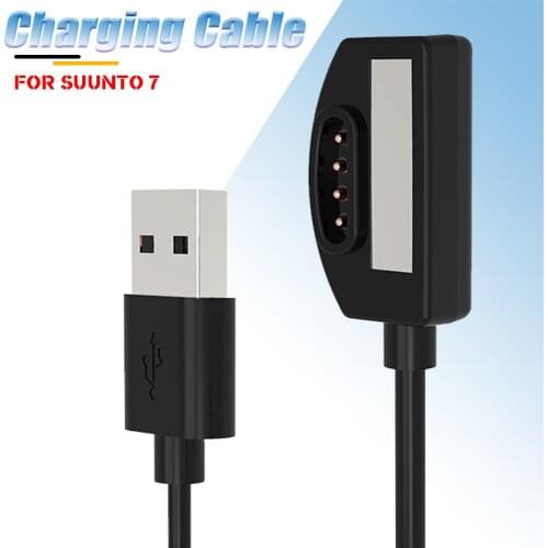 High Quality USB Smartwatch Magnetic Charger Charging Cable Adapter Safety Fast Stable Portable Charge Accessories For Suunto 7