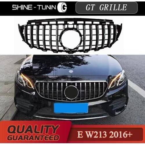 W238 Suitable for Mercedes Benz E class W213 C238 GT GTR style Grille E200 E250 E300 E320 E350 Without emblem 2016