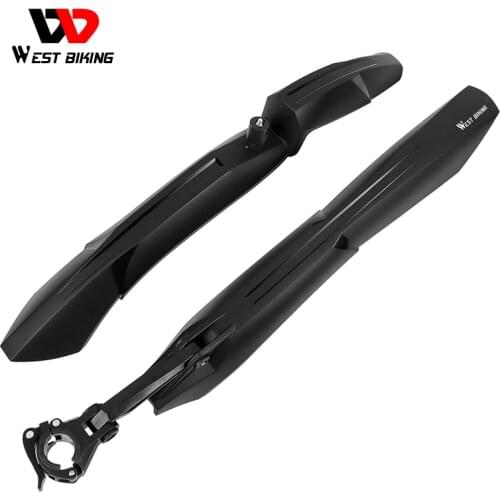 WEST BIKING Bicycle Mudguards Cycling Mountain Bike Fenders Sets Mud Guards Bike Mudguard Wings For Bicycle Front/Rear Fenders