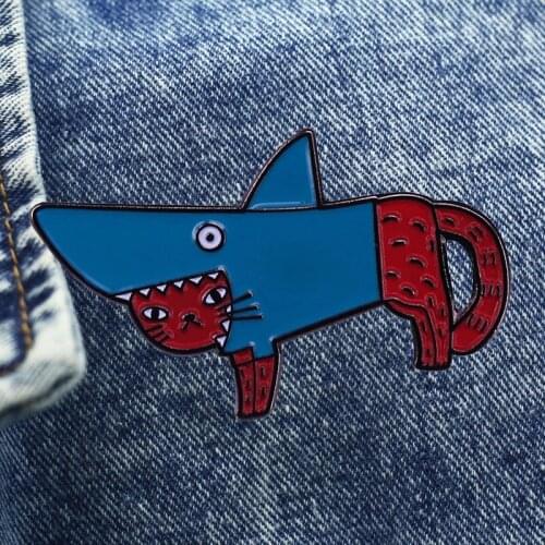 YUN JIE YAN Brooches With Cats For Clothes