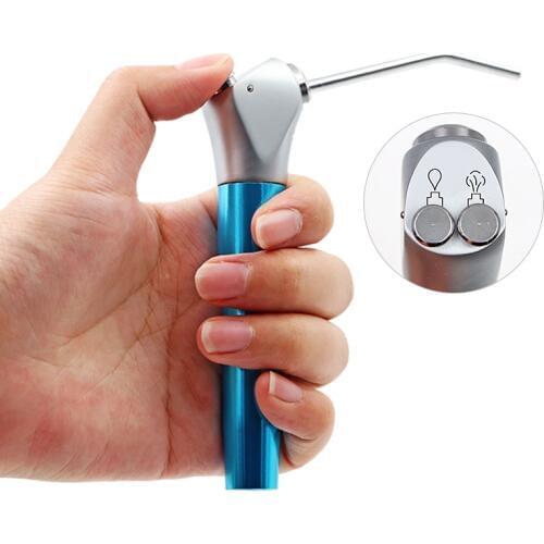 1set High Quality Dental Air Water Spray 3 Way Syringe With 2 Nozzles Tips Tubes For Dentist Lab Can Autoclavable