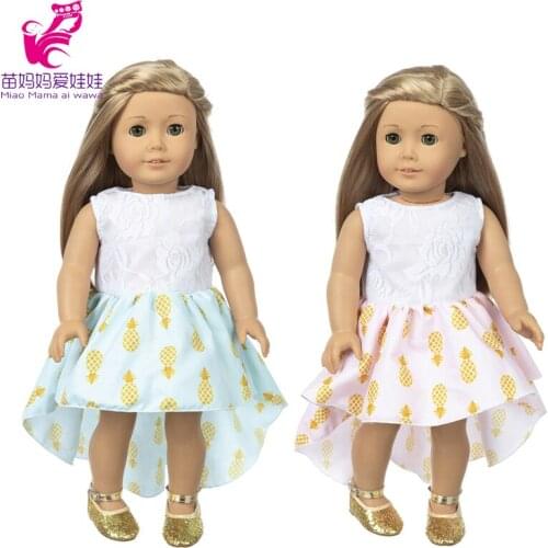 18Inch Girl Doll Clothes Tail Dress Reborn Baby Doll Dress Children Girl Gifts