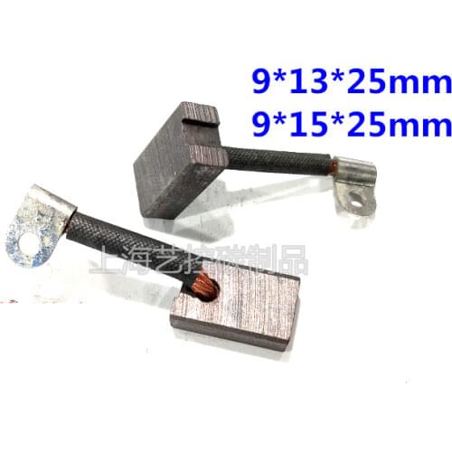 2pcs Electric forklift carbon brush oxpower tail plate motor oil pump motor carbon brush 9*15*25mm 9*13*25mm