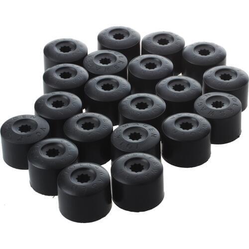 20 Wheel Nut Bolt Cover Cap 17mm For Volkswagen Golf MK4