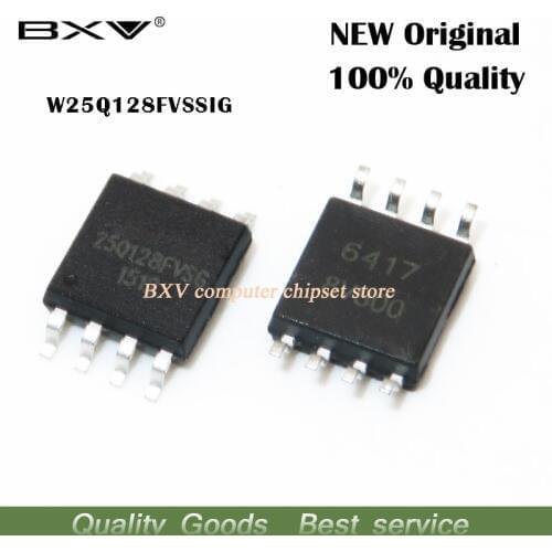 5pcs W25Q128FVSSIG W25Q128FVSG 25Q128FVSG 25Q128 SOP-8 128M-BIT Spi-FLASH new original laptop chip free shipping