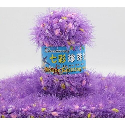 50G/ball Long Plush Crochet Yarn Soft Baby Chunky Mink Thick Hand Knitting Thread Velvet Milk Yarn For Sweater Blanket Hat