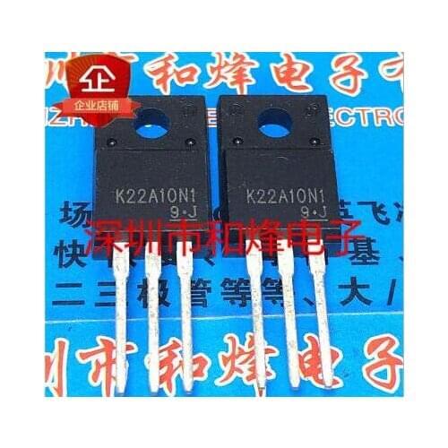 Free shipping 20PCS K22A10N1 TK22A10N1 TO-220F 100V 52A