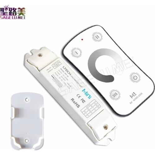DC12-24V Led Dimmer RF Wireless Controller Remote With CV Constant Voltage Receiver Light Dimming for single color tape
