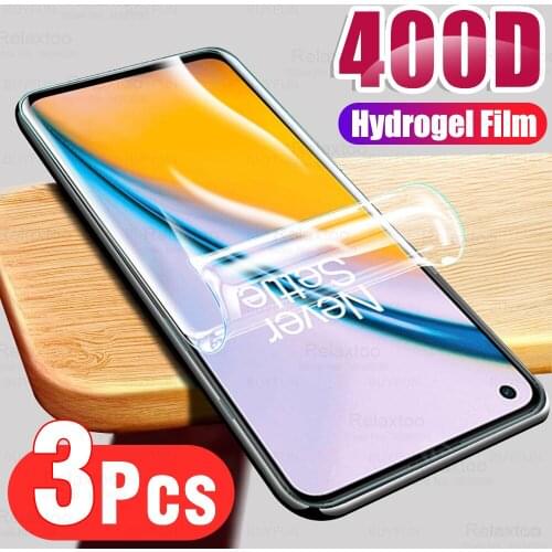 3pcs Clear Hydrogel Film For OnePlus nord2 5G Phone Films Screen Protectors safety film For One Plus Nord 2 onepkus nord2 2021