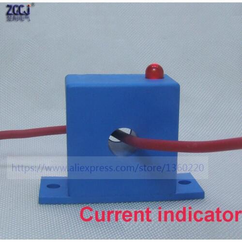 AC 0-50A current indicator AC ampere indicator Current induction device current transformer with indicator