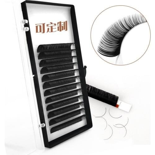 L Curl Lash Extension 8-15mm Mix Matte Mink Eyelashes Extension Individual Eyelashes Makeup False Lashes