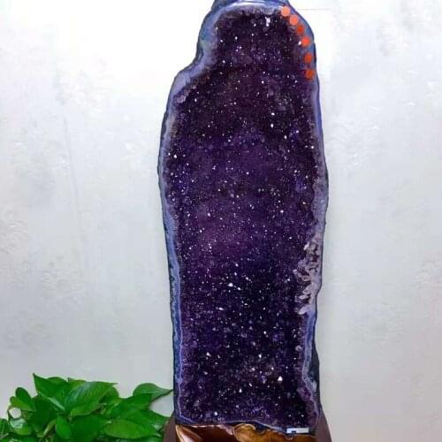 Natural amethyst cluster Amethyst cave cornucopie Wealth dissipating magnetism to drive away evil town house decorations