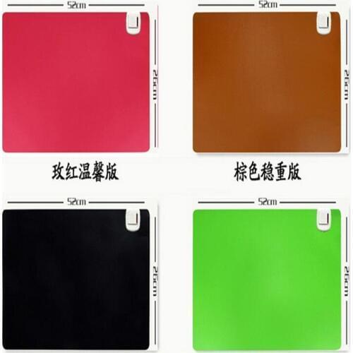 Wholesale 52x26CM PU Leather Office Desk Heated Pad Electric Business Writing Pad Detachable Warm Table Mat