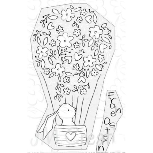 German Easter stamp Clear Stamp for Scrapbooking Transparent Silicone Rubber DIY Photo Album Decor 10 23