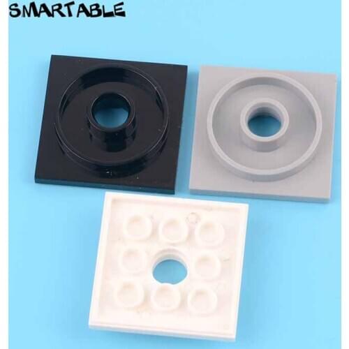 Smartable Turntable 4x4 Base Building Block MOC Parts Toys For Kids Compatible Major Brands 3403 5pcs/lot