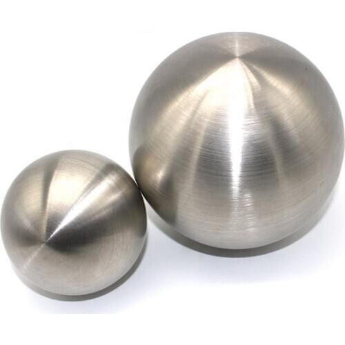 Stainless Steel Garden Ball Brush Matte Finished Decorative Metal Art Sphere For Home Garden Yard Ponds Decoration Decor