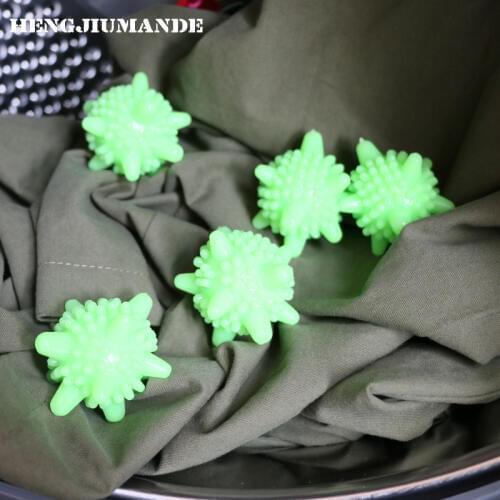 5 Pcs Clean Ball Laundry Ball Wash Plastic Solid Anti-wrap Wash Bolus High-performance Decontamination Bathroom Accessories