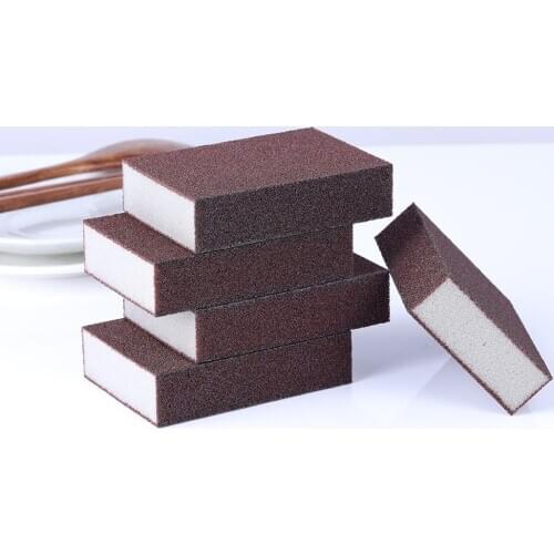 1/4pcs Kitchen Home Cleaning Sponge Portable Dishwashing Scouring Sponge Tools Emery Magic Sponge For Washing Cleaner