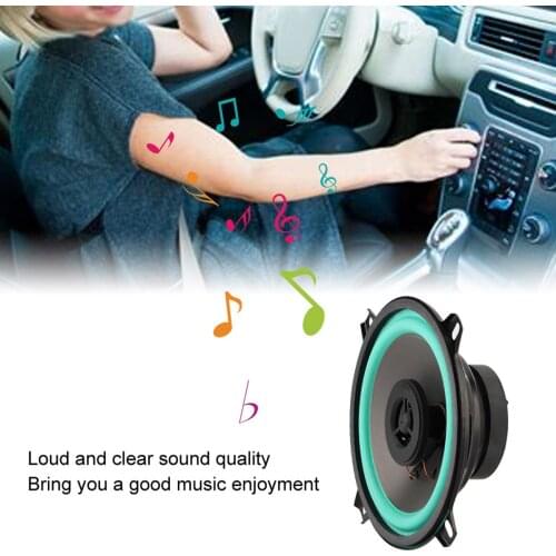 1pcs 5 Inch 100W Car Audio Speaker Coaxial Loud Speaker Universal Vehicle Auto Audio Music Stereo Hifi Loudspeakers