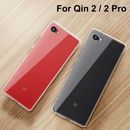 10PCS For Xiaomi mi QIN 2 Case With Screen Protector Glass Film For Xiaomi mi QIN 2 Pro 2Pro soft back cover For QIN2 Pro csaes