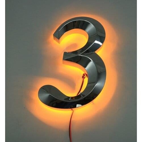 3D Led Backlit Sign Board For Shop Outdoor Advertising Illuminated Sign Board Custom Sign Board