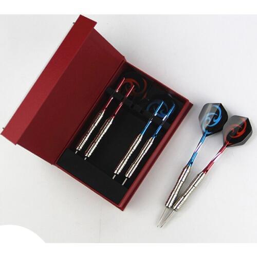 6 Professional 25g Steel Tips With Aluminum Rods Black Red and Black Blue Darts High Quality Indoor and Outdoor Entertain