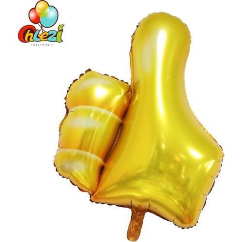 70*65 cm Thumbs Up Birthday Wedding Party Decorations Helium Balloon Photo props Graduation Encourage Cheer Balloon wholesale