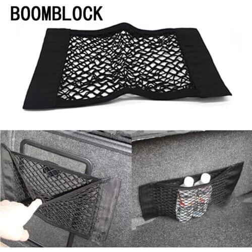 BOOMBLOCK Car Stickers Trunk Net Luggage Styling For Inifiniti Kia Rio 3 K2 Sportage Ceed Ford Fiesta Mondeo Suzuki Accessories