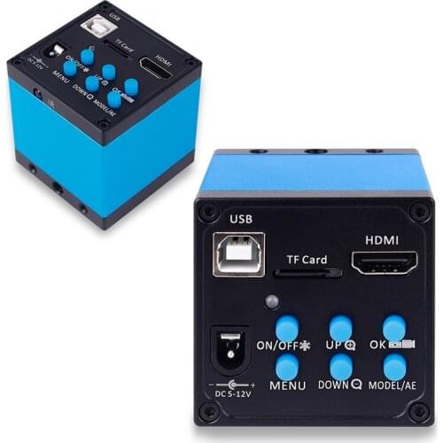 KUAIQU 16MPs 720P Video 60FPS 5.2x Digital Zooming USB Microscope Camera with Microscope Camera Adapter