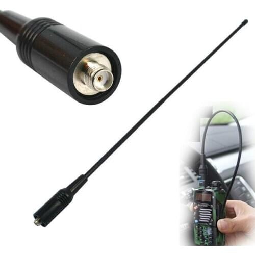 For Baofeng NA-771 Antenna Gain NA771 Walkie Talkie Antenna SMA-F 39cm UHF VHF Signal Extend Amplifier for UV-5R BF-888S UV-82