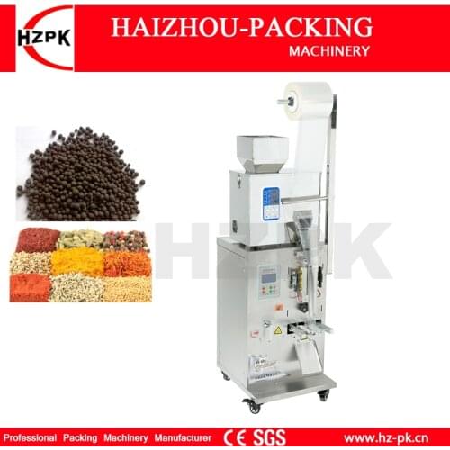 HZPK Automatic Granule Plastic Bag Tea Spice Rice Food Material Forming Filling And Sealing Machine Packaging Machienry 3-50g