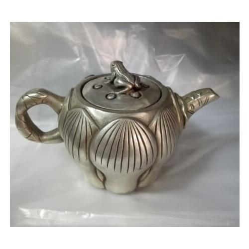 Chinese Tibet antique bronze sculpture art antique bronze art bronze ornaments of pure copper teapot